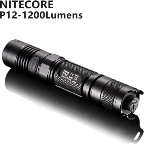 Original NITECORE NEW P12 Tactical Flashlight 1200 Lumen Range 226M Strong light long shot LED Waterproof Highlight For Outdoor