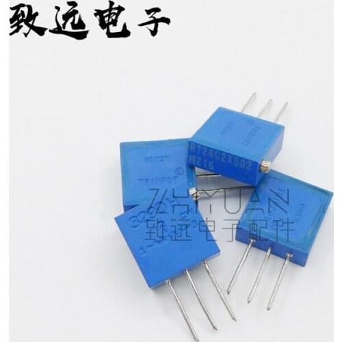 Original new 100% 3290H-1-502LF high precision multi turn fine tuning resistor 5K adjustable potentiometer RT24C2X502 (SWITCH)
