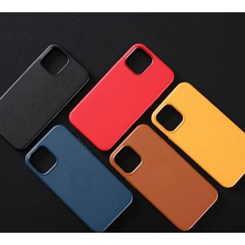 Luxury Leather With Animation Original Pop Up Window For iPhone 12 Pro Max Mini For Magsafe Charging Phone Case