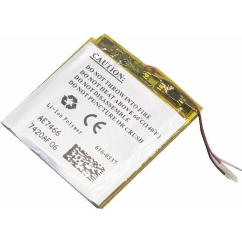 10pcs /lot Replacement 616-0337 Nano Battery For Nano 3 Battery 3.7V For iPod Nano3 3G 3rd 3Gen Generation MP3 Nano 3