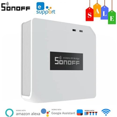 Sonoff RF Bridge 433 RF Controller/ Ewelink APP Remote Control Smart Home Devices DIY Smart Home Automation Module Center 433Mhz