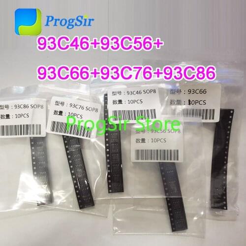 SOP8 EEprom Chip 93C46 93C56 93C66 93C76 93C86 Each 10pcs