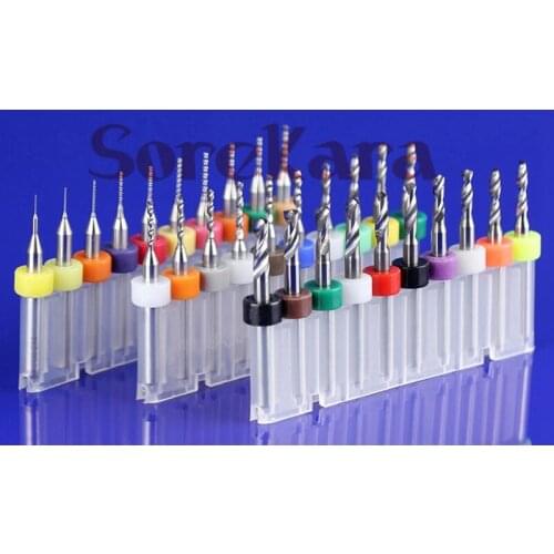 LOT5 2.25mm T0 3.175mm Carbide Drill Bits Micro Engraving CNC PCB Endmill Making Hole Aluminum Wood Acrylic Plastic