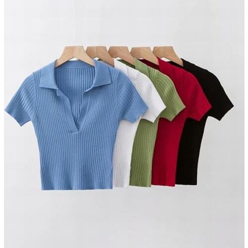 Fall 2019 ladies sweaters pool shirt women pullover kawaii white sexy cropped sweater winter sweater women tops korean clothes