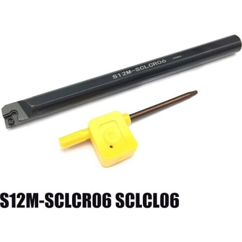 S12M-SCLCR06 S12M-SCLCL06 CNC Turning Tool Boring Bar Metal Arbor Internal Turning Tool holder Lathe Machine For CCMT060204