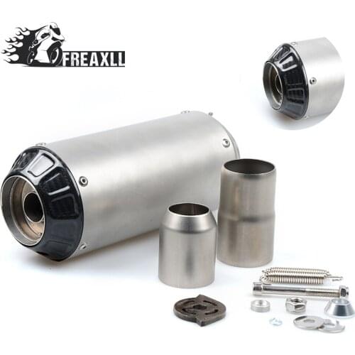 36-51MM Universal Motorcycle Exhaust Carbon Motorbike Exhaust Pipes Bike Muffler For Honda 125 ABS 990 Super