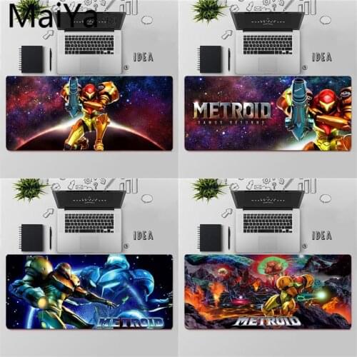 Maiya Top Quality metroid fusion Unique Desktop Pad Game Mousepad Free Shipping Large Mouse Pad Keyboards Mat