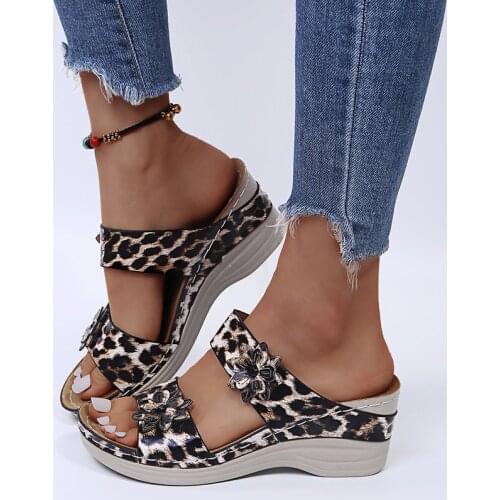 Snakeskin Summer Platform Sandals 2021 Fashion Women Wedges Casual Buckle Strap Zapatos De Mujer Plataforma Sadalias Femininas