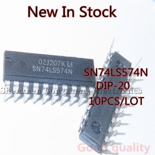 10PCS/LOT NEW SN74LS574N 74LS574 DIP20 Octal Buffered Line Driver