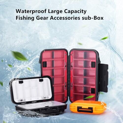 12/16/24 Grids Adjustable Fly Fishing Bait Box Fishing Tackle Storage Box Fish Hook Storage Accessories