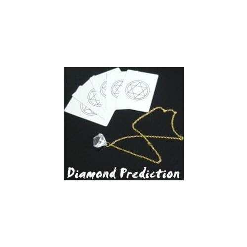 Diamond Prediction Magic Tricks Magician Close Up Illusions Gimmick Props Mentalism Comedy Predict Select Card Prophecy Magia