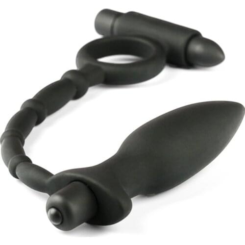 Anal Dildo Prostate Stimulator Gay Erotic G-spot Sex Toys Penis Ring Silicone Anal Plug Anal Wireless Vibrator Erotic Products