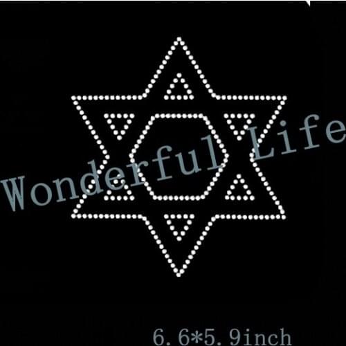 Free shipping high quality hot fix rhinestones transfer motif stars for sports t-shirt very interesting logo image for youngers