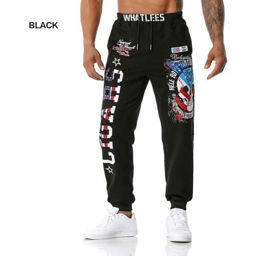 Hip hop Printed Pants Men fashion joggers streetwear sweatpants for men outdoor Fitness basketball Casual trousers men