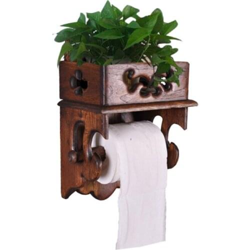 Tissue Holder Hotel Room Home Wooden Tissue Box Bathroom Bathroom Creative Tissue Box cocina accesorio paper towel holder