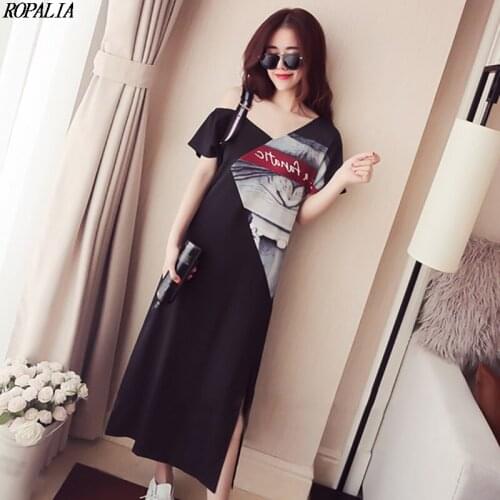 Летние платья с разрезом ETOSELL China At AliExpress