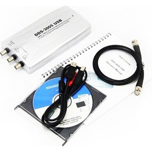 H062 Hantek DDS-3005 USB PC USB Function/Arbitrary Waveform Generator DDS3005 14bits D/A resolution USB2.0 2.7GHz Frequency