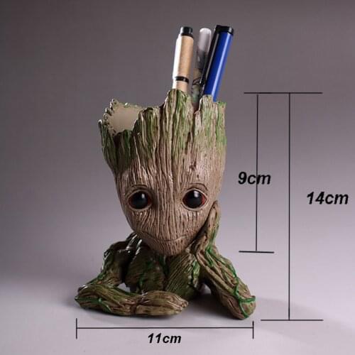 Cute Model Flowerpot Groot Planters Action Figures Toy Pen Pot Birthday Gift For Kids Home Garden Decoration Plant Pot De Fleur