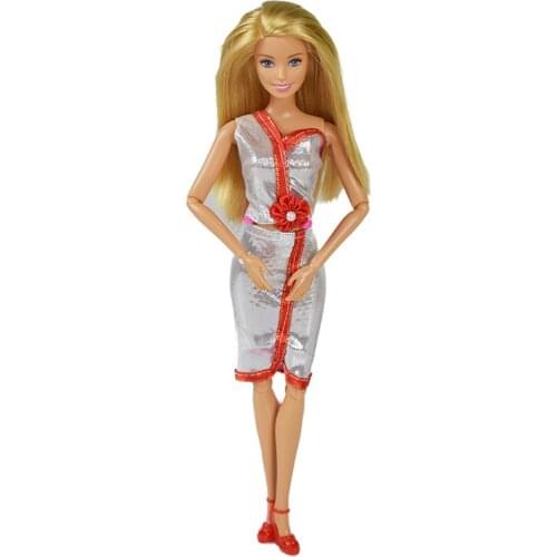 Fashion Elegant Dress Beautiful Suit Skirt Doll Clothes Accessories for 12 Inch Doll Clothes Homemade Dress Girl Best Gift Toy