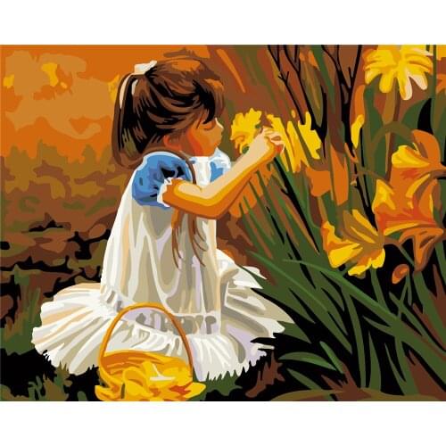 Jovial True 40x50cm Frameless Painting By Numbers Animals On Canvas Pictures By Numbers Home Decoration Diy Minimalism Style