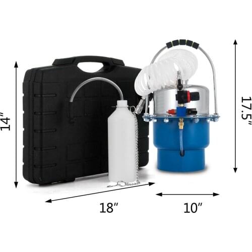 EU Freeshipping VEVOR Pneumatic Air Pressure Brake Bleeder Tool Kit Professional Brake Bleeding Set