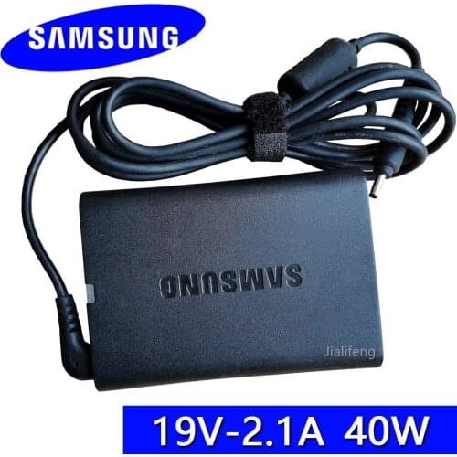 Used Thin style Samsung laptop charger 910S3G 915S3G 910S5J 930X5J 520U4C 535U3C power adapter 19v2.1a 530U3C 535U4C 535U4X