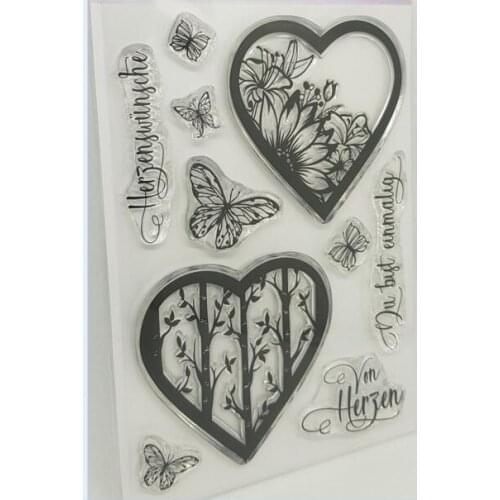 German love Clear Stamp Or stamp for DIY Scrapbooking/Card Making/Kids Fun Decoration Supplies A443