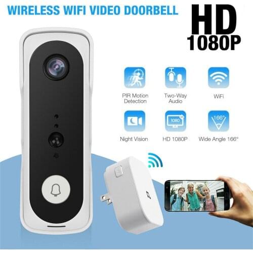 HD Video Doorbell Smart Wireless WiFi Visual Doorbell Intercom USB Charge IR Wireless Security Camera Automatic Switching Mode