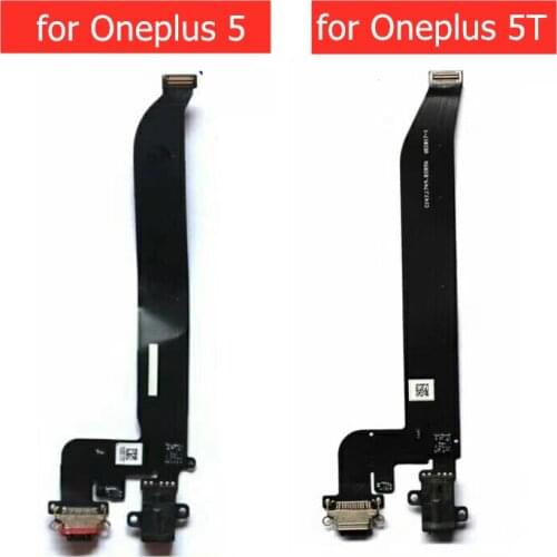 For Oneplus 5/ 5T USB Charger Connector Flex Cable USB Charging Dock PCB Board Flex Cable Repair Spare Parts A5000 A5010