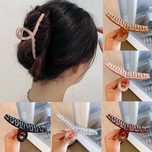 1PC Fashion Woman Classic Elegant Big Pearl Hair Claws Hair Clips Crab Girls Hair Accessories Hairpins Female Ornament Barrettes