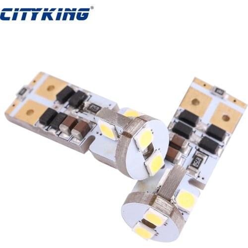 10-500PCS W5W T10 3030 6SMD canbus led w5w t10 194 3030 6led t10 canbus led t10 led bulb