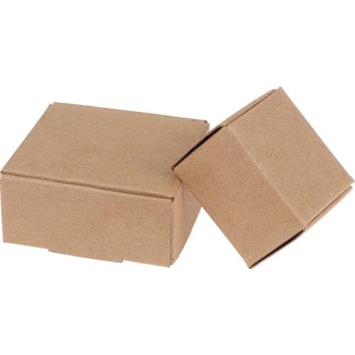 10pc Dollhouse Mini Simulation Express Box Kraft Paper Box Model Accessories Toy