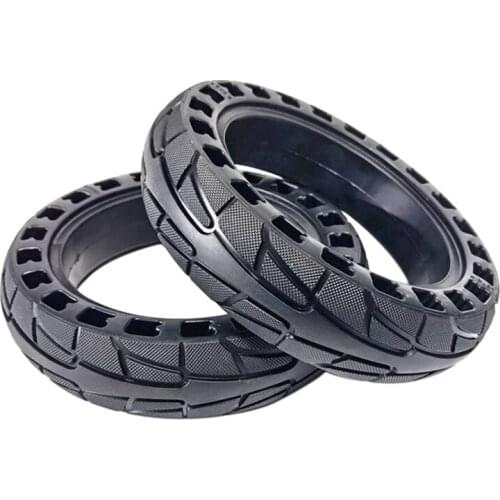2PCS Electric Scooter Solid Tyre Honeycomb Absorber Hollow Tire Durable Shock Tyre for Xiaomi M365 Pro