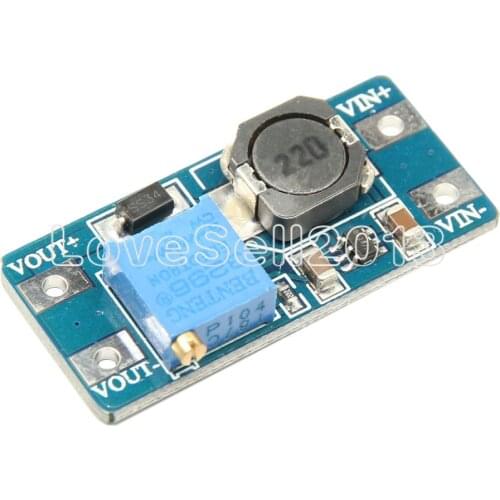 5PCS MT3608 DC-DC Step Up Converter Booster Power Apply Module Booster Power Module MAX Output 28V 2A For Arduino