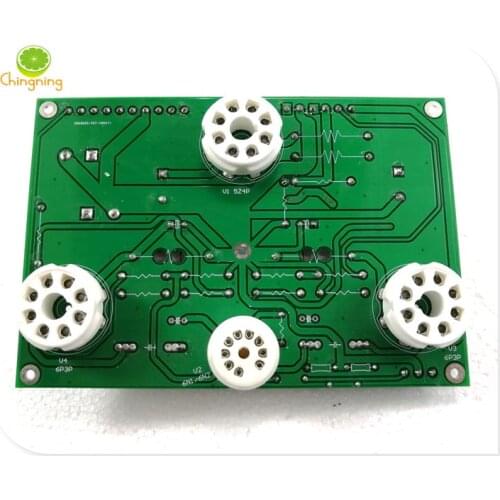 6N1 6P3P replaceable 6L6 kt66 EL34 6Wx2 stereo power amplifier board without gall PCB filament AC is 3.15v-0-3.15V