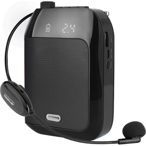 2.4G Big Power 15W Wireless Voice Amplifier Portable For Teaching Lecture Tour Guide Megaphone Microphone Loudspeaker