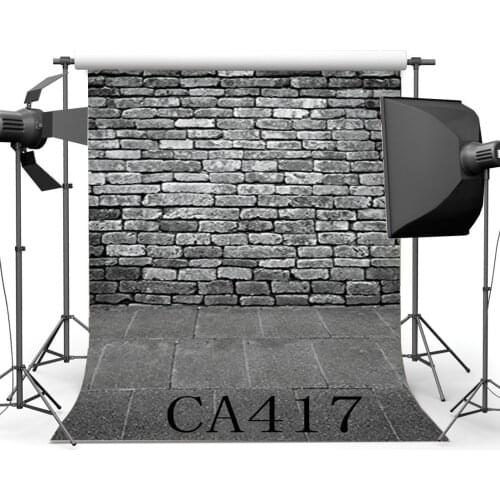 Photography Backgrounds Weathered Brick Wall Vintage Marble Floor Seamless Children Kids Adults Portraits Backdrop