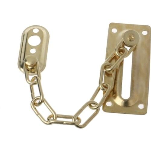 Safety Sliding Chain Door Guard Polished Chrome Hotel Office Security Bolt Locks