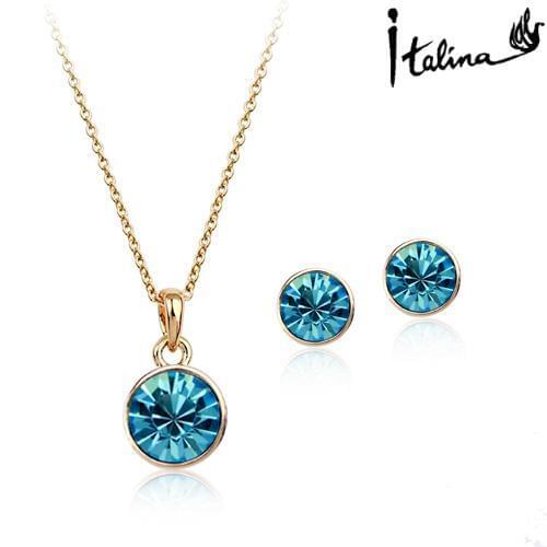 Brand TongKwok Elegant Geometry Style Jewelry Set Austrian Crystal High Quality #RG20625
