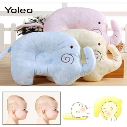 Infant Cartoon Baby Pillow Bedding Neck Support Kids Pillow Head Shaping Baby Pillow Comfortable Soft Baby Newborn Pillow
