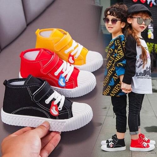 Skoex Kids Sneakers Fashion Boys Girls Canvas Shoes Wear-resistant Flat Classic Tennis Shoes Toddler Childrens Casual Sneakers