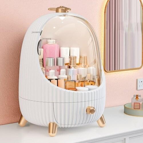 Cosmetic Acrylic Storage Box Makeup Brush Bucket Lipstick Organizer Household Skin Care Products Dressing Table Storage Shelf