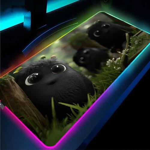 Cute Little Animal Anime Xxl Mouse Pad Rgb Keyboard Space Office 2019 Computer Mouse Pads Notbook Gamer Deco Gaming Mousepad Xl