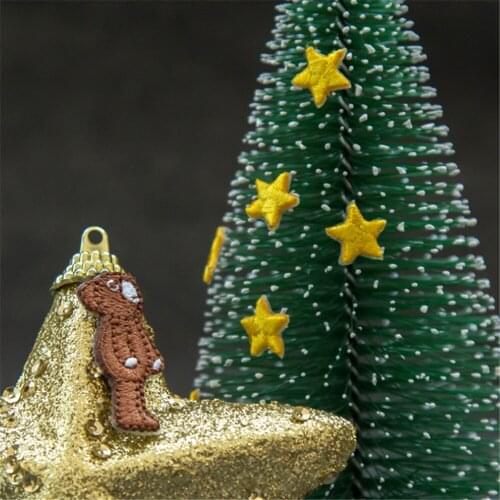 Maxsin High Quality Embroidery Lovely Bear Little Star Sticker cartoon Animal Patch Iron On Clothes Garment Accessories DIY