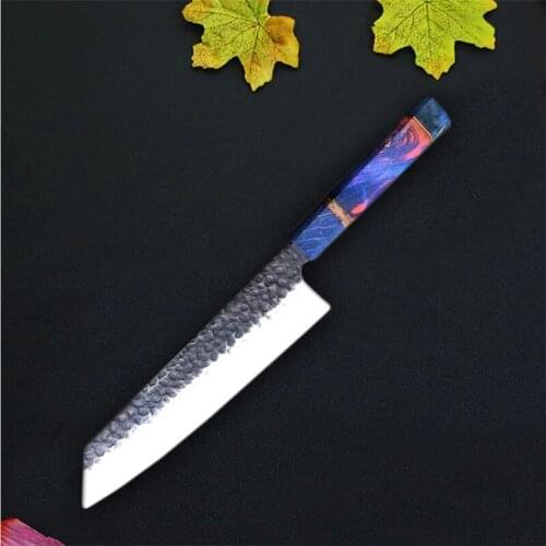 Yeelong High Carbon Steel Chef Knife Kiritsuke 440C Steel Hand Forged Anti-stick Cleaver Kitchen Knife Cooking Knife