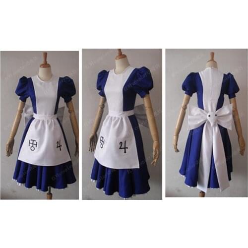 Alice Madness Returns Princess Dress Maid Dress Cosplay Costume Custom Made Free Shipping