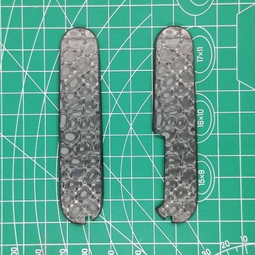 Hand Made Carbon Fiber Scales for 91mm Victorinox Swiss Army Knife
