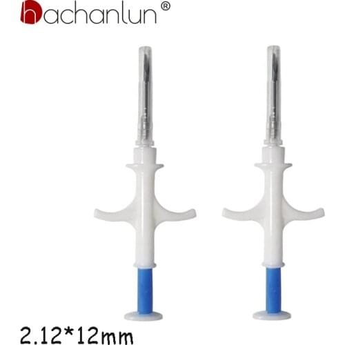 2.12x12mm Iso11784 Fdx-b Cat Dog Microchip Animal Syringe Id Implant Pet Chip Needle Vet Rfid Injector Pit Tag For Animals