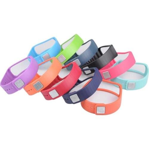 100pcs Replacement TPU WristBand For SAMSUNG GEAR Fit R350 Smart Bracelet Wrist Band Strap with Metal Clasps for Gear Fit R350