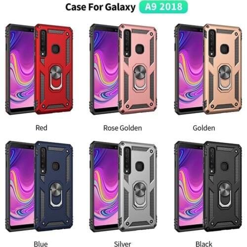 Sunjolly Case for Samsung Galaxy A9 2018 A9 Star Pro A9s Wallet Stand Flip PU Leather Phone Case Cover coque capa Case Cover